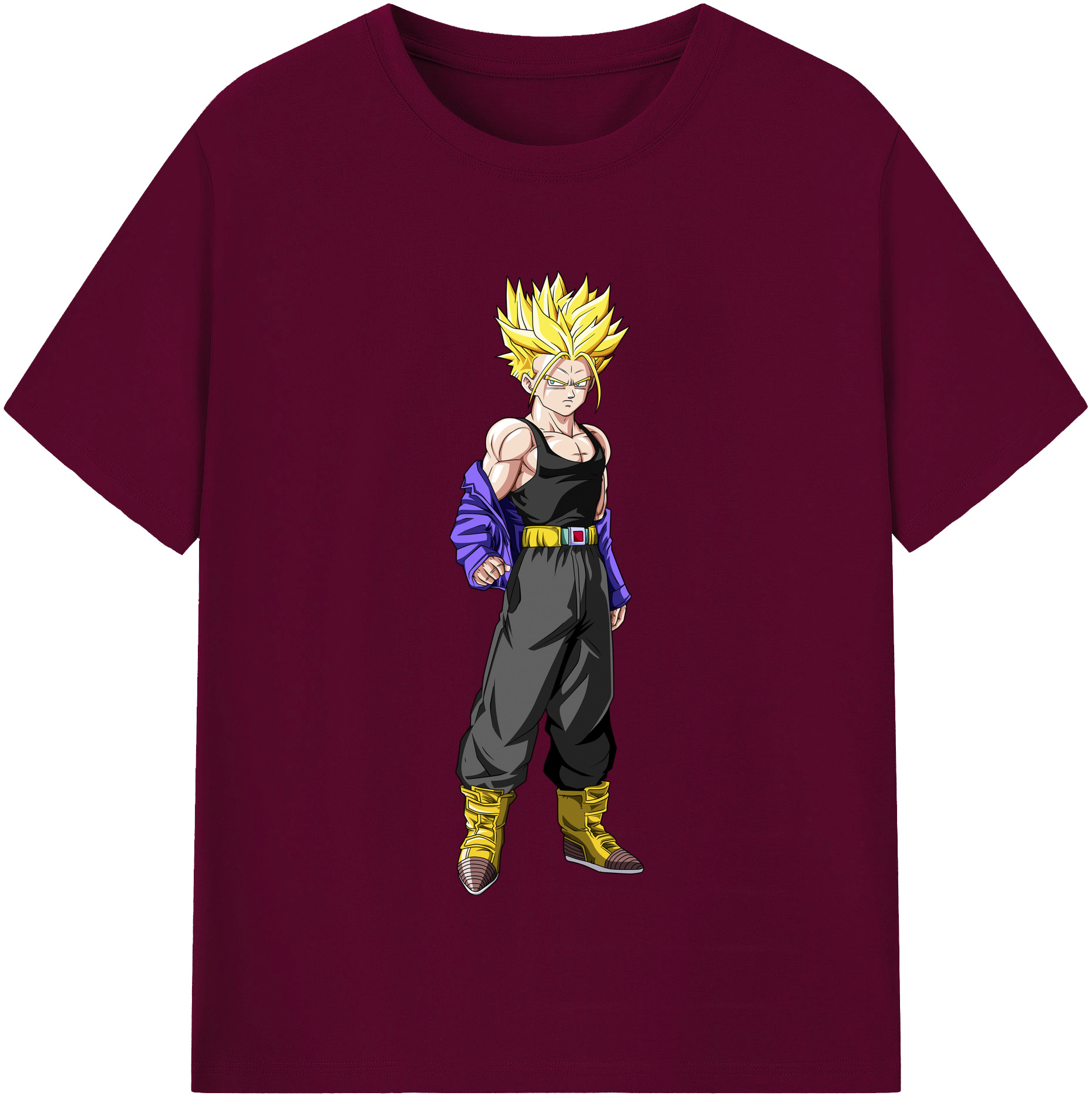 （画像用） ドラゴンボール トランクス（Torankusu）DRAGON BALL Trunks レディースカジュアルプリントTシャツ（綿100％）